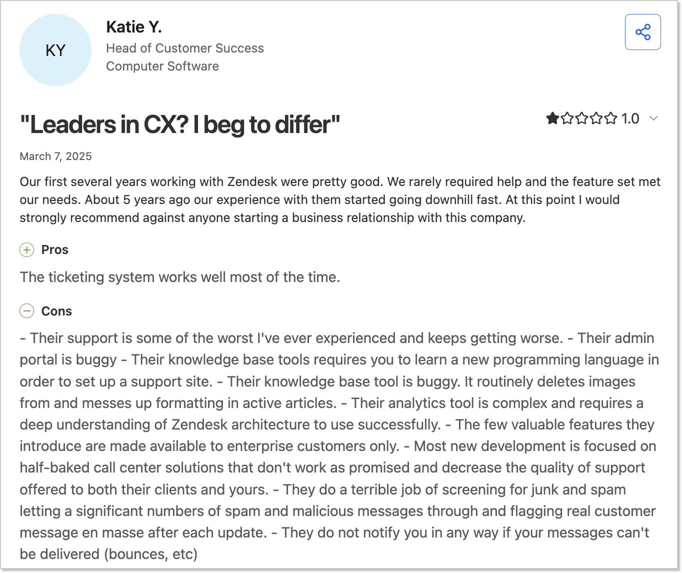 Zendesk review