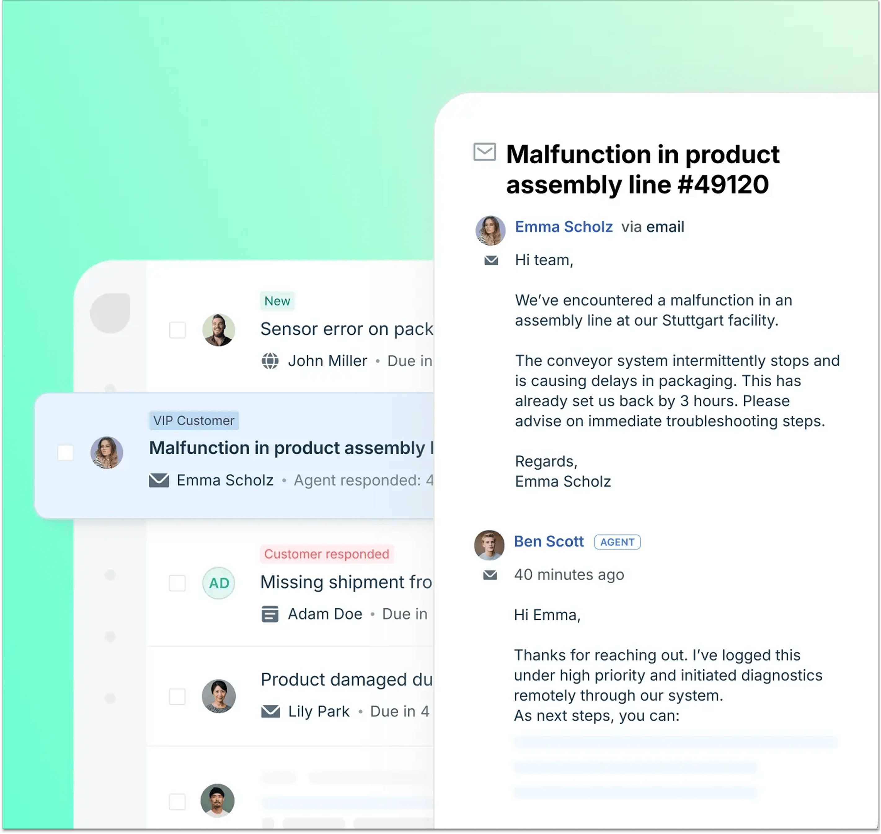 Freshdesk shared inbox