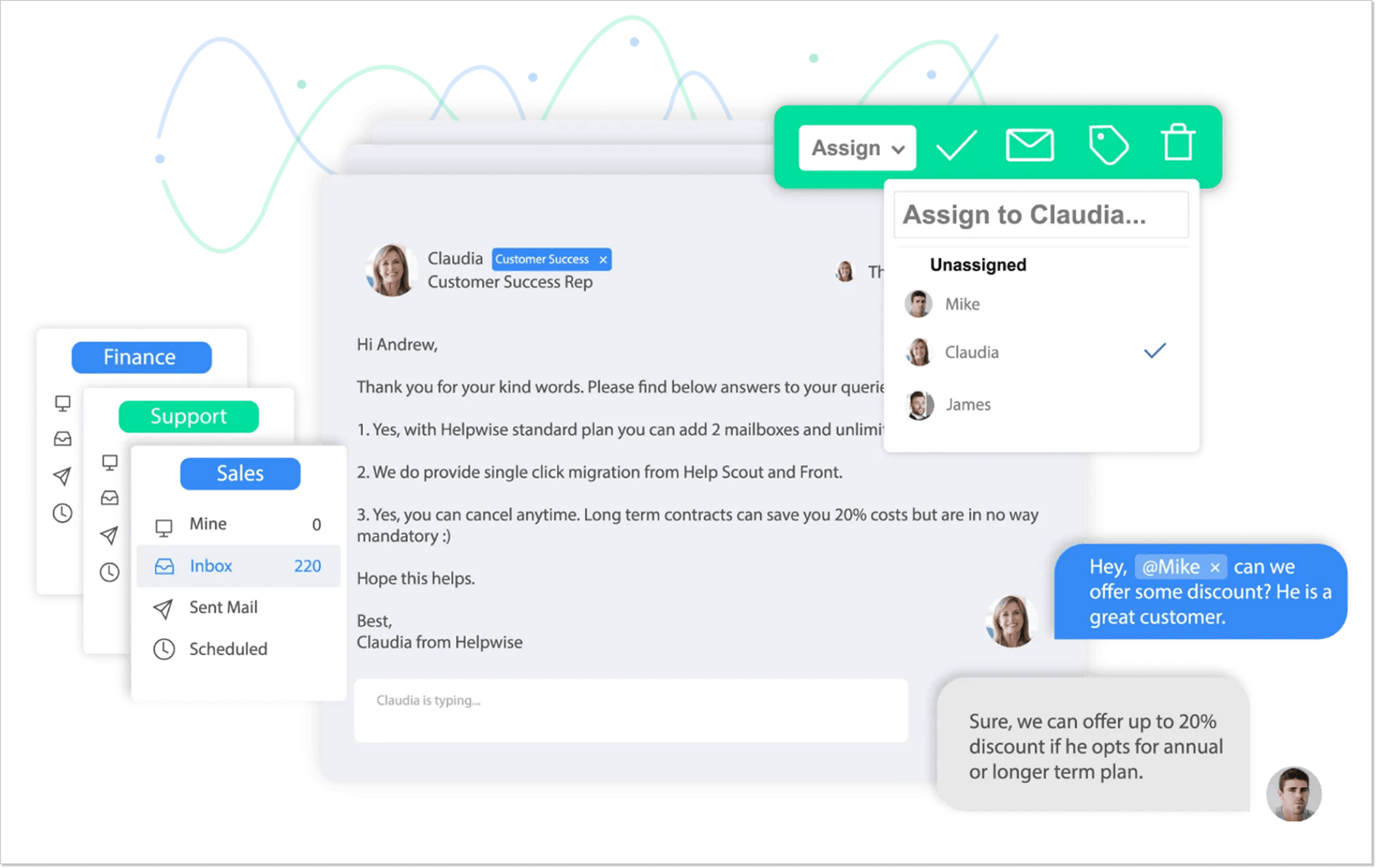 Helpwise shared inbox