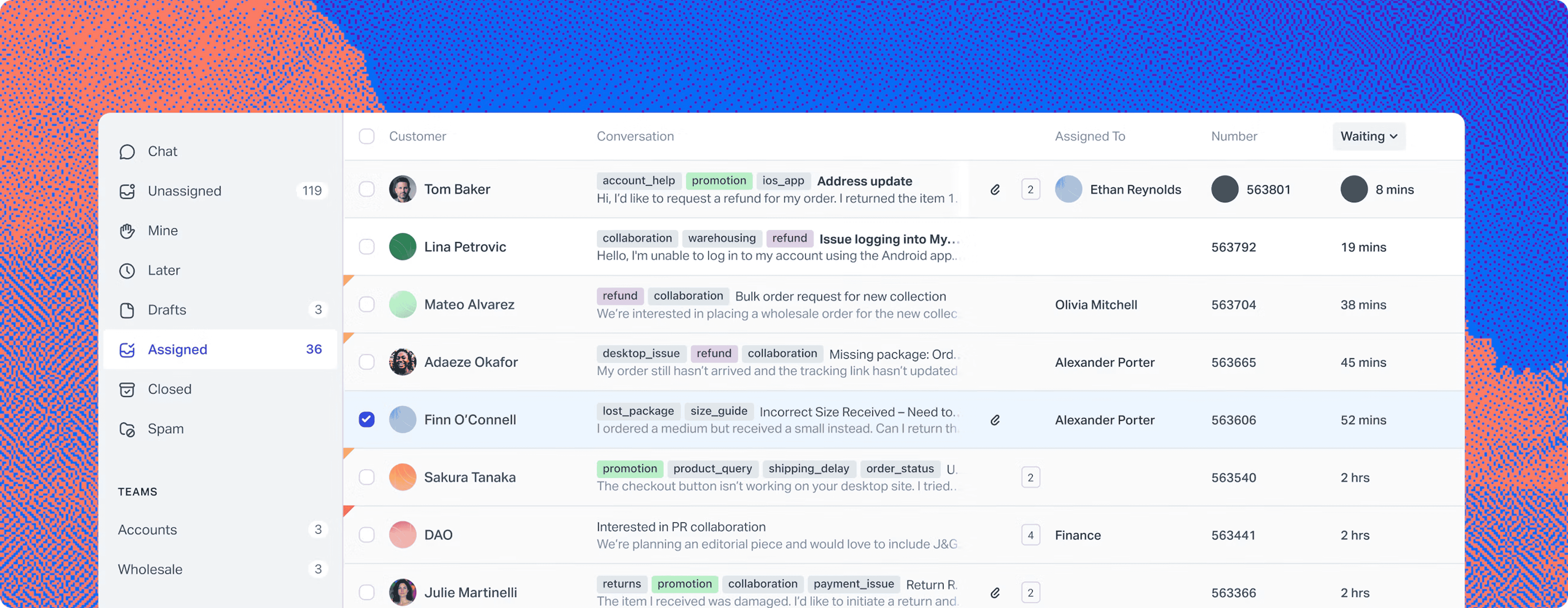 HelpScout’s shared inbox