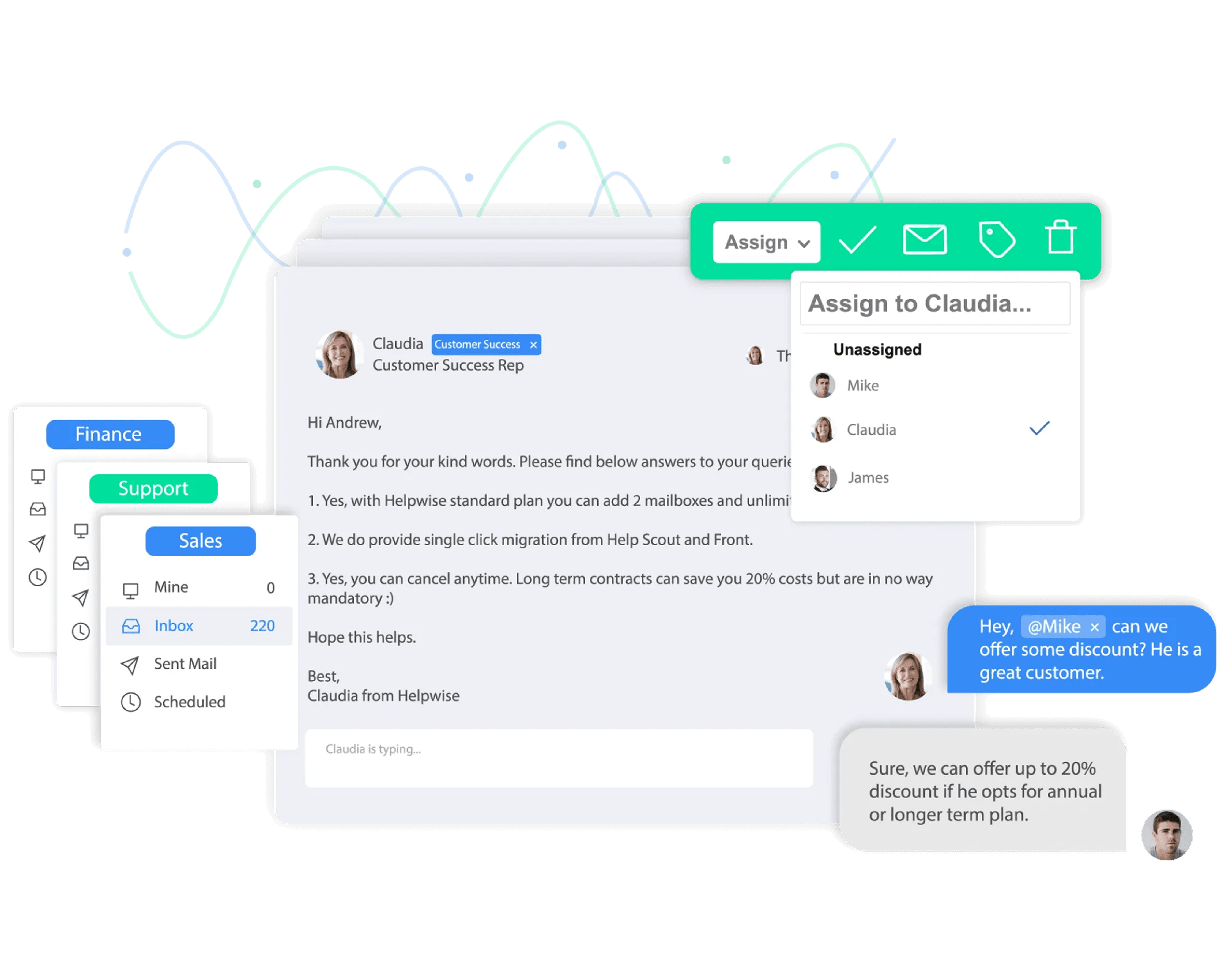 Helpwise shared inbox