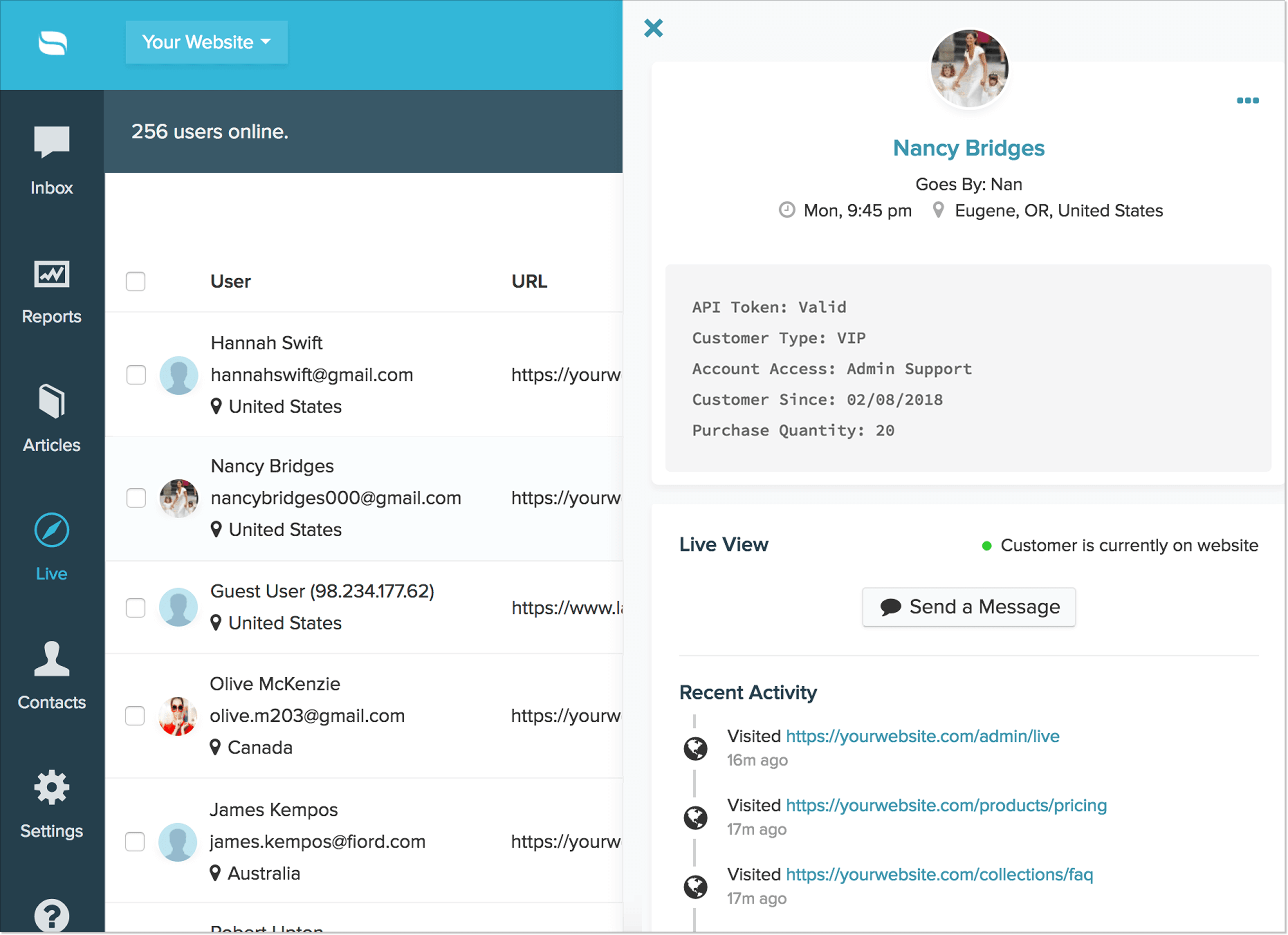 Re:amaze help desk interface