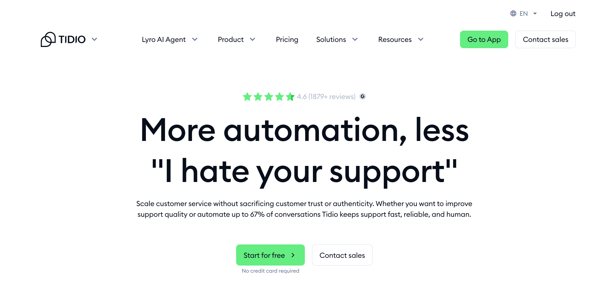 Tidio helpdesk software